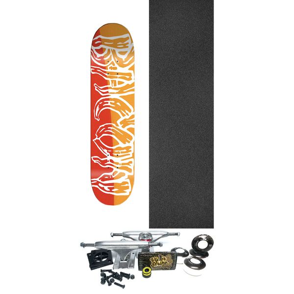 Bacon Skateboards Fontcicle Skateboard Deck - 8.5" x 32" - Complete Skateboard Bundle